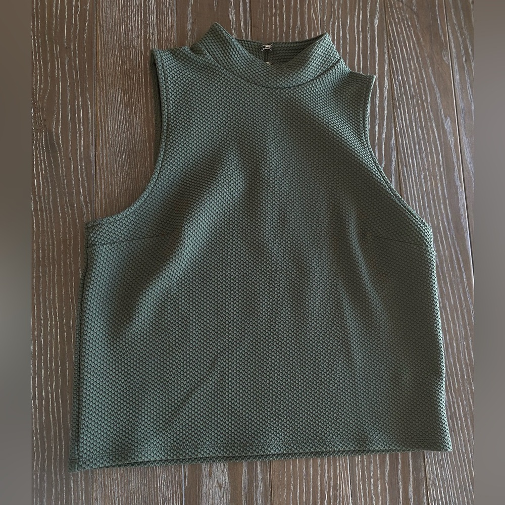 Express high neck textured top
